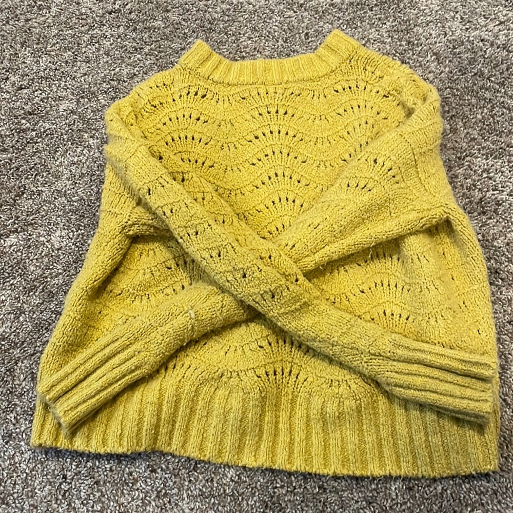 Mustard American Eagle Sweater